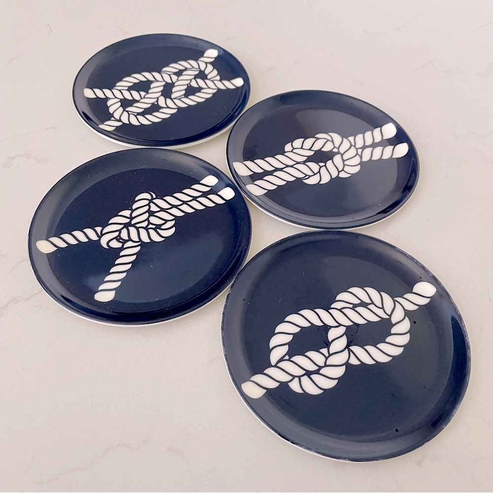 Thomas Paul Scrimshaw Coasters Set Of Four